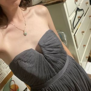 Cobalt grey wedding party dress. Never worn